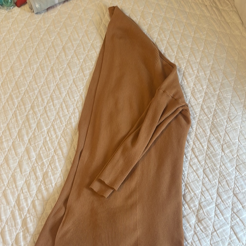 Chicwish Basic Rib Knit Drape Neck Cardigan - image 4